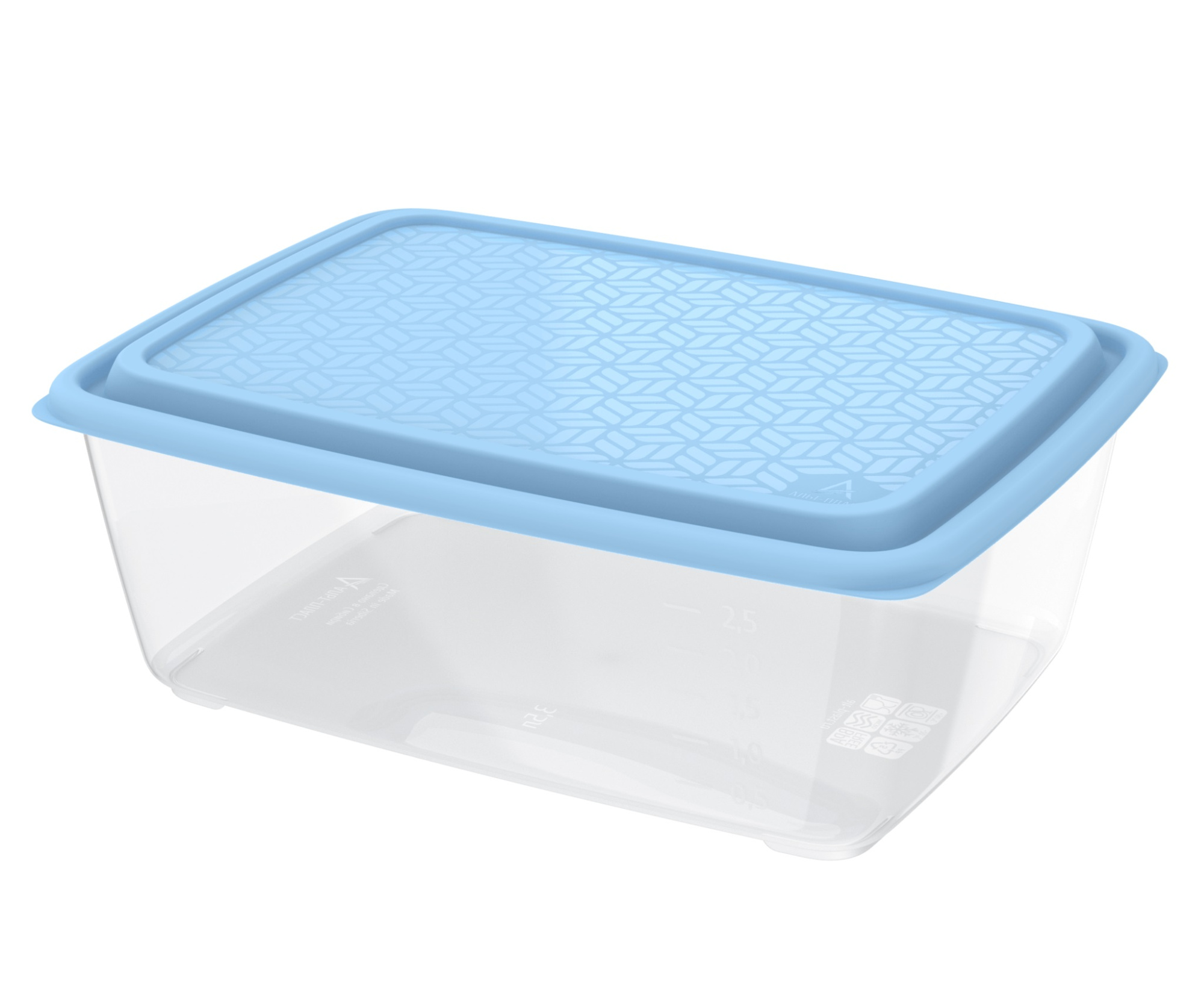 Набор контейнеров универсальных «Гурман» №6 (СВЧ/Заморозка) (0,31л - 2шт; 0,45л - 4шт; 0,56л - 2шт; 0,8л - 2шт; 1,5л - 2шт; 1,8л; 2,7л; 3,5л) (15 шт)