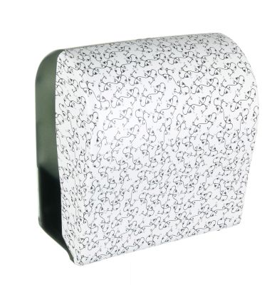 Автоматический диспенсер бумажных полотенец в рулонах MERIDA UNIQUE CHARMING LINE Solid Cut CUH308