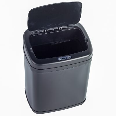 Урна сенсорная с автоматически открывающейся крышкой AGB-20B (черная)