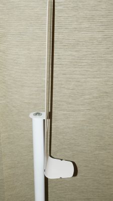 Мобильная стойка с каплеуловителем для дезинфекции рук (белая)