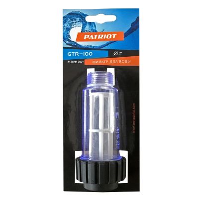 Фильтр PATRIOT GTR 100 диаметр 1 дюйм для минимоек, систем водоснабжения.