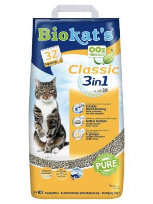 BIOKAT'S CLASSIC наполнитель комкующийся 10 л (10 кг)