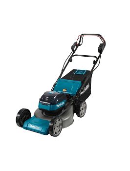 Газонокосилка аккумуляторная Makita LM001GZ XGT 40v MAX, 1900 Вт, дека 48 см, травосб. 62 л, привод 1,5-5 км/ч, 4в1, WG, без акб и ЗУ