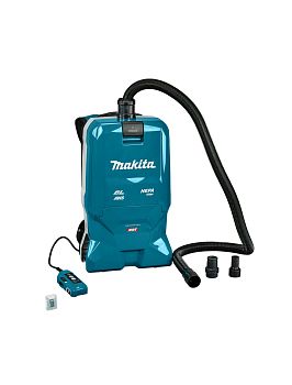 Ранцевый пылесос аккумуляторный Makita VC012GZ01 XGT 40 В, 20 кПа, 5,5-6 л, без акб и ЗУ