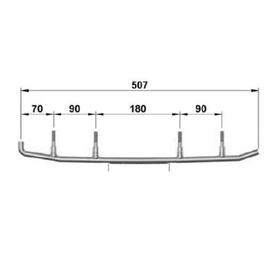 Коньки лыж усиленные 160 мм Sledex для Yamaha VIKING