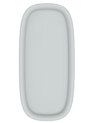 Плетёная корзина для белья сборная «Лён» 45 л (43х20х60 см) серый