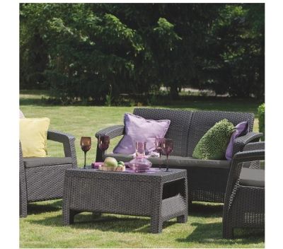 Комплект садовой мебели Keter CORFU II SET brown