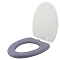 Мягкое сиденье для унитаза CHLOE-O (серый)