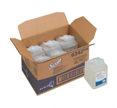 Пенное мыло в кассетах 6342 Scott Control для частого использования от Kimberly-Clark Professional (6 кассет по 1 л)