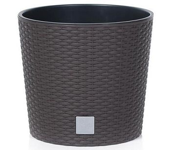 Кашпо для цветов RATO ROUND DRTUS300L-440U венге 2 предмета 15 и 15.3л							