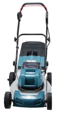 Газонокосилка аккумуляторная Makita DLM460PT2 LXT BL 2х18В, металлическая дека 46 см, травосбор 50 л, 3в1, BL1850Bx2 ш, без ЗУ