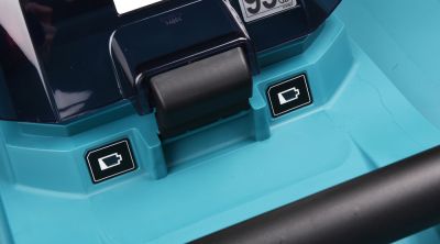 Газонокосилка аккумуляторная Makita DLM480CT2 LXT 2х18В, 860Вт, дека 48см, 62л, 4в1, XPT, (2xBL1850B, DC18SH)