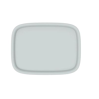 Плетёная корзина для белья сборная «Лён» 100 л (43х32.1х80 см) серый