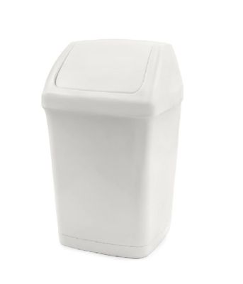 Мусорное ведро с поворотной крышкой Datum Push 12 л.