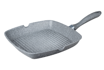 Сковорода-гриль BEKKER 28см серая