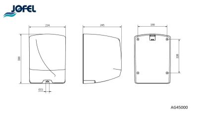 Диспенсер-контейнер для бумажных полотенец Jofel Futura AG45000