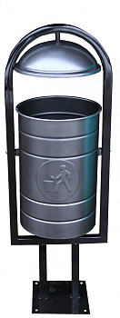 Урна опрокидывающаяся СШ-035 антик бронза