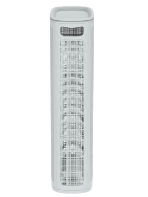 Плетёная корзина для белья сборная «Лён» 60 л (43х20х80 см) серый