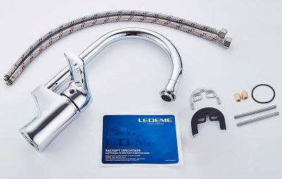 СМЕСИТЕЛЬ ДЛЯ КУХНИ LEDEME L4025 ВЫСОКИЙ