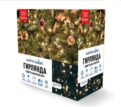 Электрическая гирлянда Winter Glade 1000 ламп белый LED