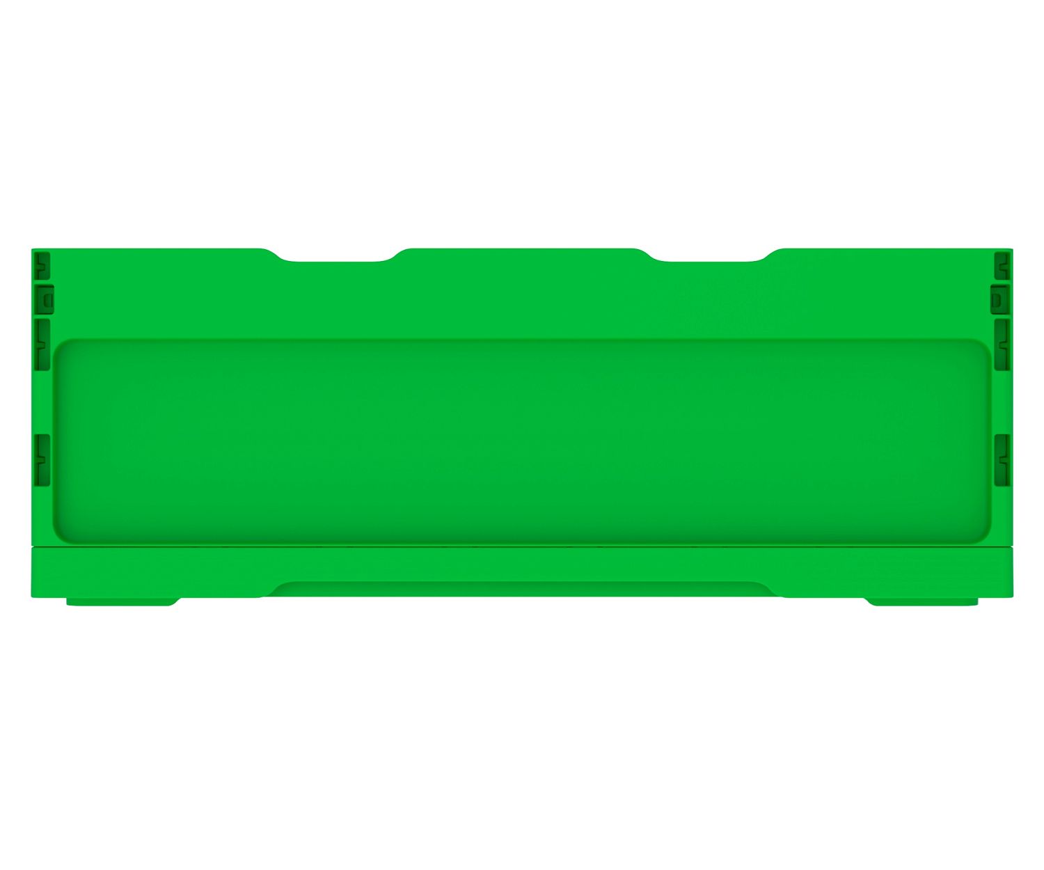 Ящик складной с кнопками-фиксаторами (ударопрочный, морозостойкий) АП 488, комплект 7 штук