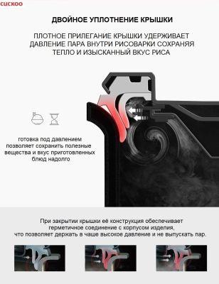 Рисоварка индукционная на 10 порций Cuckoo CRP-CHP1010FD