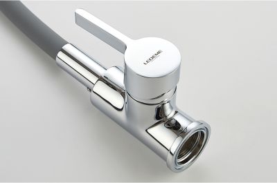 СМЕСИТЕЛЬ ДЛЯ КУХНИ LEDEME L4898-8, ГИБКИЙ ИЗЛИВ ФИОЛЕТОВЫЙ