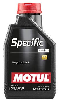 Моторное масло MOTUL Specific  229.52 5W30 (1 л.) 