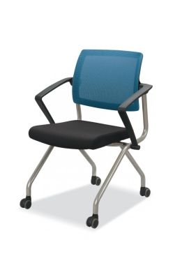 Стул ортопедический черно-синий DSP T144Y