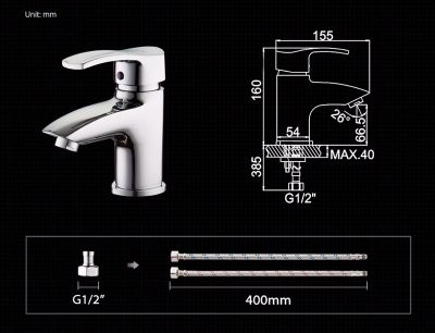 СМЕСИТЕЛЬ ДЛЯ УМЫВАЛЬНИКА LEDEME L1064