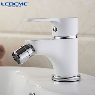 СМЕСИТЕЛЬ ДЛЯ БИДЕ LEDEME КАРТРИДЖ Д.35ММ, БЕЛЫЙ, L5003W