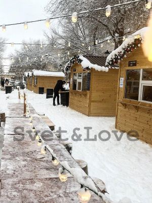 Уличная ретро гирлянда, витой черный провод, 30 лампочек, 1Вт