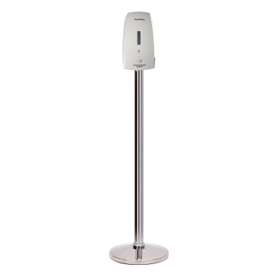 Мобильная стойка для дезинфекции рук в комплекте с сенсорным диспенсером