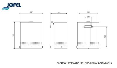 Урна опрокидывающаяся Jofel AL71900