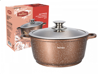Кастрюля ЧУДЕСНИЦА с крышкой КС-5024К