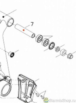 Втулка заднего рычага вкл. Maverick для квадроциклов BRP
