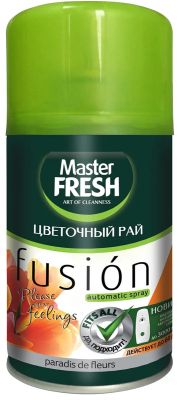 Освежитель воздуха сменный баллон, Master FRESH, Цветочный рай