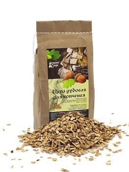 Щепа ДУБ для копчения 1,5 л