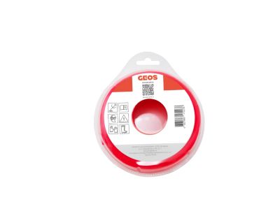 Леска триммерная GEOS звезда "Penta", 3.0 мм, 15 м, в блистере