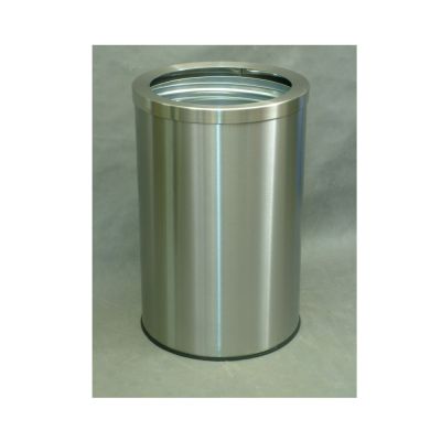 Урна для сбора мусора "Баррель" шлифованная, 150 л.