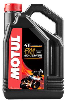 Моторное масло MOTUL 7100 4T SAE 10W50 (4 л) 