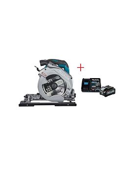 Пила дисковая аккумуляторная Makita HS009GD401 XGT BL 40В, 235 мм, 30 мм, макс рез 85/61 мм, обор. 4000 об/мин, эл. тормоз, плавный пуск, 1x4.0 Ач, DC40RA