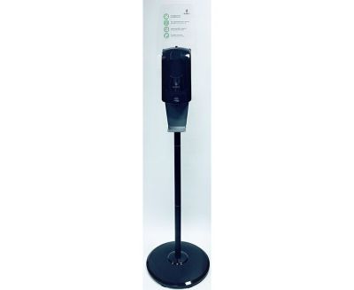 Комплект мобильной стойки с сенсорным диспенсером BINELE для картриджей SF05AB (черная)