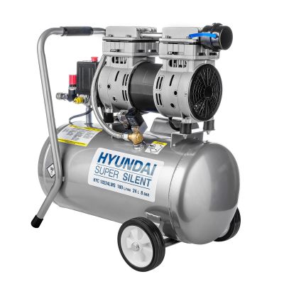 Компрессор безмасляный HYUNDAI НYC 18224LMS поршневой, бесшумный