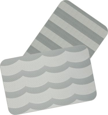 Двухсторонний ПВХ коврик для кухни и ванной MOIRE G-S 75*44*1.2