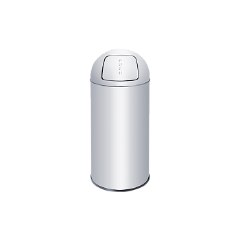 Ведро с крышкой-качелью Jofel PUSH AL72025SV 25л