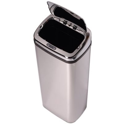 Урна сенсорная с автоматически открывающейся крышкой AGB-50S (хром)