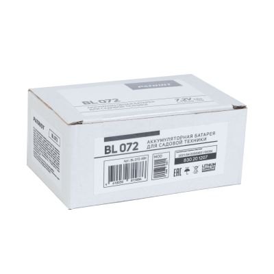 Батарея аккумуляторная PATRIOT BL072 7.2В для кусторезов CSH272 и CSH372