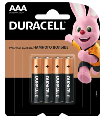 Элемент питания  Duracell LR03-04BL BASIC