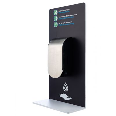 Настенный стенд для дезинфекции рук с механическим диспенсером BINELE SW01MD / S-серия 